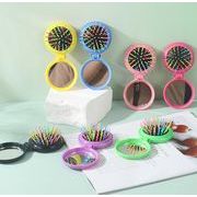 新入荷★ヘアケア 　ヘアブラシ　くし　櫛　鏡付き　diy★7色