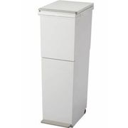 アスベル 分別ペダル2段スリム 38L ホワイト