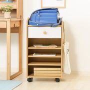 NORM ミニリビングラック WH×NA