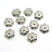 【在庫限り】 メタル合金パーツ 約10x10x5mm シルバーカラー 《10個》 金具
