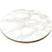 【雑貨】マーブルルックラウンドプレートW