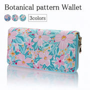 財布 ウォレット 長財布 ラウンドファスナー コインケース 花柄
