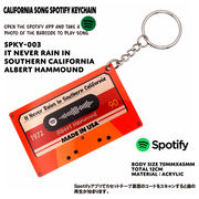 CLIFORNIA SONG SPOTIFY KEYCHAIN　カリフォルニア ソング キーホルダー　Spotify　コード連携
