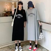 2025春夏レディース服 カジュアル系 気質 シャツワンピース 韓国風 ins人気 半袖ワンピース [M~2XL]