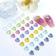 ぷっくらハート 透明感 透け感 水の波紋風 樹脂パーツ 立体的 ネイルパーツ ネイルアート ネイル用品