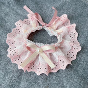 ペット用よだれかけ、猫用よだれかけ、丸首スカーフ、レースよだれかけ、ペット用犬用スカーフ