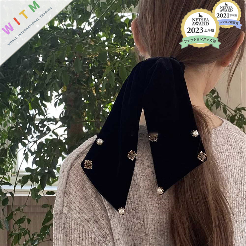 ベロア シュシュ 髪留め ヘアゴム 髪飾り ヘアアクセサリー レディース 高級感 オシャレ