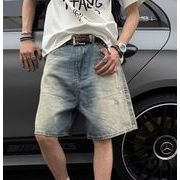 2025春夏新作 メンズ  ボトムス カジュアルパンツ ジーンズ  デニム ショートパンツ 男