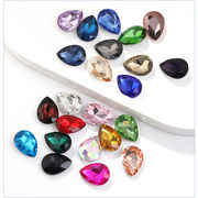 アクセサリーの尖った底の水滴のスートン　5×8mm/S00001