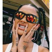 パンクファッション メガネ サングラス 紫外線カット 伊達サングラス