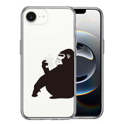 iPhone16e 側面ソフト 背面ハード ハイブリッド クリア ケース ゴリラ