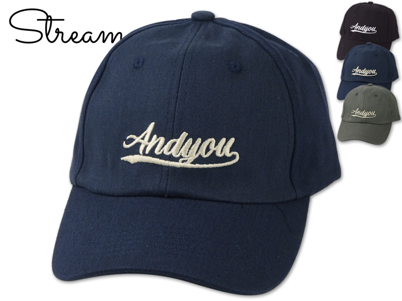 ANDYOUロゴ刺繍CAP　　21723