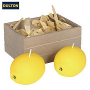 【パディマ限定　特別SALE】■DULTON■■X'mas■　Candle set of 2　B　Lemon