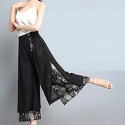 レイヤードクロップドパンツ