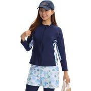 [Wotivon] 水着 レディース 体形カバー 5点セット ラッシュガード フィットネス水着 UPF50+