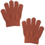 ミニのびのび手袋 茶 18841