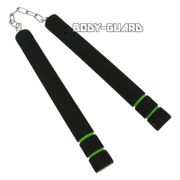 スポンジヌンチャク　ベアリング　ブラック×グリーン