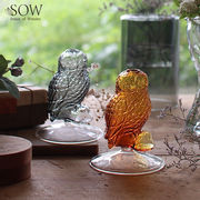 【パディマ限定　特別SALE】■SOW■　ガラスフクロウベース