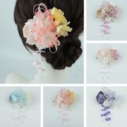 【和風髪飾 】夏祭り　着物浴衣　 和風ヘアピン　へアアクセサリーYH00017