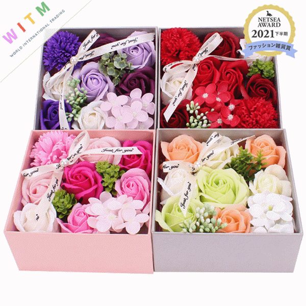 母の日 パラ ソープフラワー 記念日 枯れないお花 シャボンフラワー ギフト 誕生日