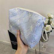 化粧ポーチ 多機能　収納ポーチ　小物収納　韓国ファッション 　デザイン　蝶結び