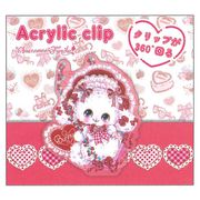 飴ノ森ふみか  アクリルクリップ いちごレトロ 165283