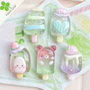 アイスキャンデー アクセサリーパーツ デコパーツ ペンダント ハンドメイド 貼り付けパーツ DIY 可愛い