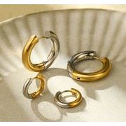 18K 上品ピアス ステンレス アクセサリー サージカルステンレス316L ピアス 男女兼用イヤーカフ ★