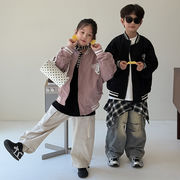 2025秋新規※MOX☆子供用 ジャケット ロゴ入り ボンバースタイル ジップアップタイプ