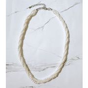 【2025新作】 小粒 パール 3連 ネックレス