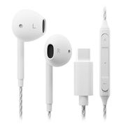 PGA USB Type-C ステレオイヤホン タフケーブルインナーイヤータイプ ホワイ