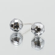 テラヘルツ ピアス カット 6mm 日本製 自社製 ステンレスピアス 高純度 ことほぎ 天然石 パワーストーン