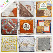 プリント スカーフ 四角形 70*70cm ネッカチーフ レトロ風 ファッション小物 エレガント 上品 レディース