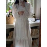 今季マストバイ  　韓国風    気質    chic 韓国ファッション   ロングワンピース