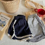 SHENJ☆2025夏新作 ウォッシュ加工綿ショーツ 女児用