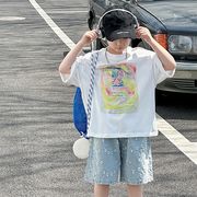 夏限定☆半袖+デニム5分パンツ 韓国風セット