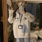 今季マストバイ 　韓国風    気質   おしゃれ     個性的 トップス  帽子付き パーカー