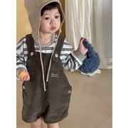 2025秋新作 韓国子供服 ベビー服  キッズ 男の子 長袖トップス+ サロペット 分けて販売 73cm-110cm