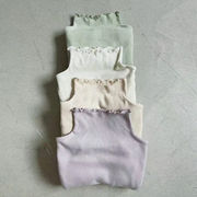 ins 秋新作　ベビー服　立ち襟　長袖　Tシャツ　無地　女の子　トップス　インナーシャツ　おしゃれ