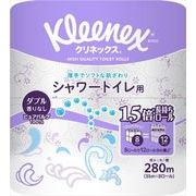クリネックス　長持ち　シャワートイレ用　８ロール（ダブル） 【日本製紙クレシア】