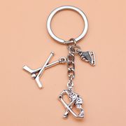 アイスホッケーキーホルダー スポーツ 雑貨 スポーツ関連 記念品 バッグ飾る ワールドカップギフト