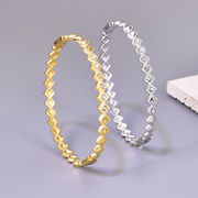 サージカルステンレスバングル　アクセサリー　18kコーティング　INS　金属アレルギー対応