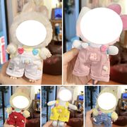 サロペット   綿人形   ぬいぐるみ用服   着せ替え ミニドール  ドールハウス  5色