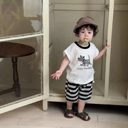 2025★夏新作★韓国風ベビー服★トップス★ズボン★73cm～100cm 2色