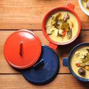 レッドココットM 赤系 洋食器 オーブンウェア スフレ・ココット オーブンOK 日本製 美濃焼