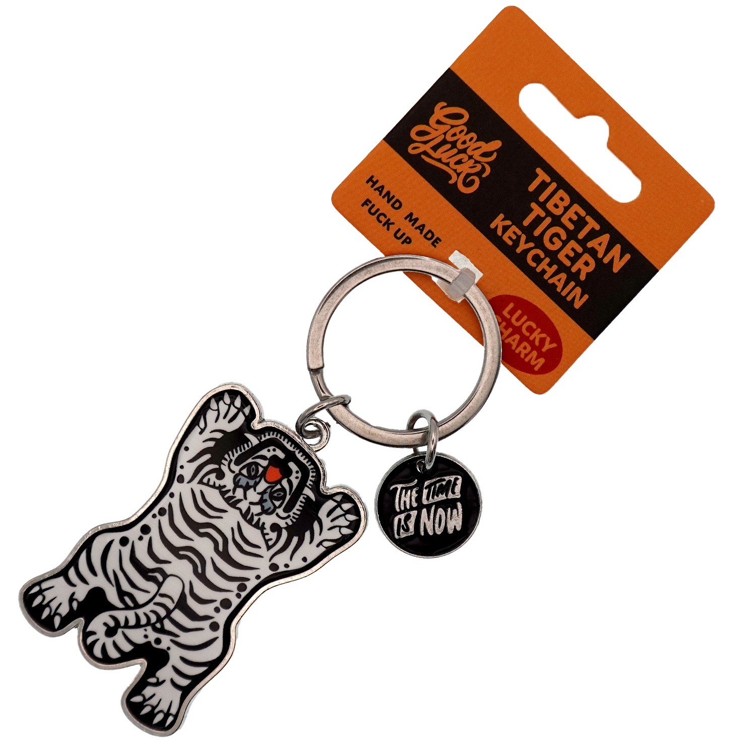 TIBETAN TIGER KEYCHAIN チベットタイガー キーチェーン お守り 虎