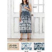 オリジナルデザインが輝る♪インド綿ワンピース「CUA COLLECTION JG009」