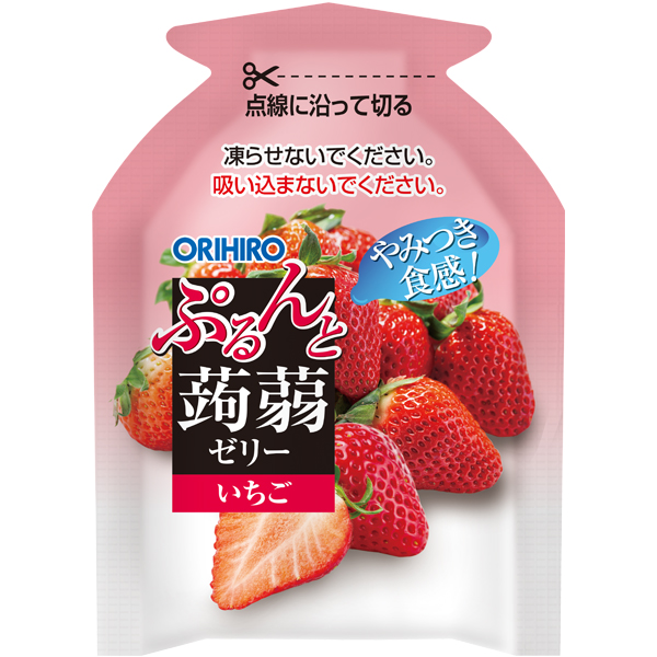 秋冬期間限定】ぷるんと蒟蒻ゼリーパウチ いちご＋温州みかん | 卸売