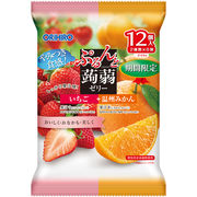 【秋冬期間限定】ぷるんと蒟蒻ゼリーパウチ　いちご＋温州みかん