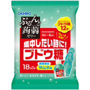 【秋冬期間限定】ぷるんと蒟蒻ゼリーパウチ　ブドウ糖（ラムネ味）